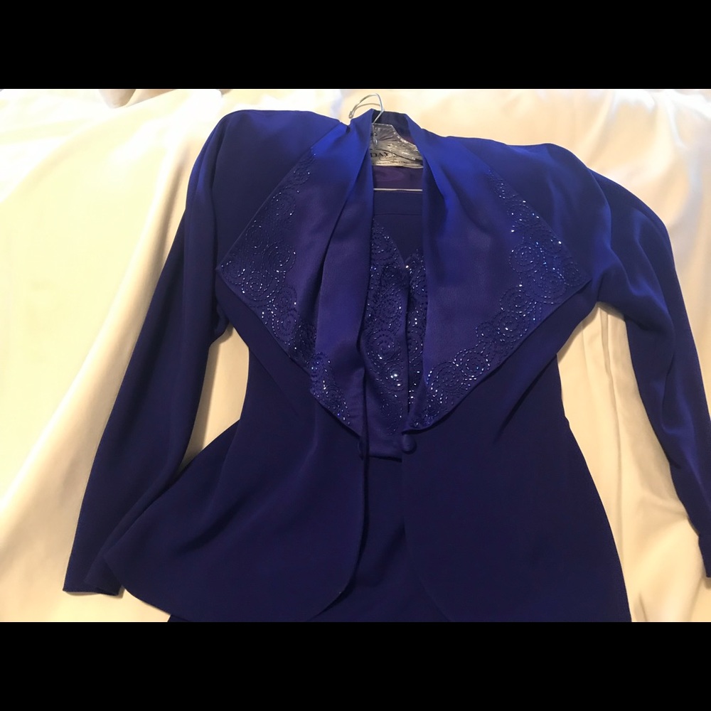 Purple Daymor 2 piece Elegant Dressy suit